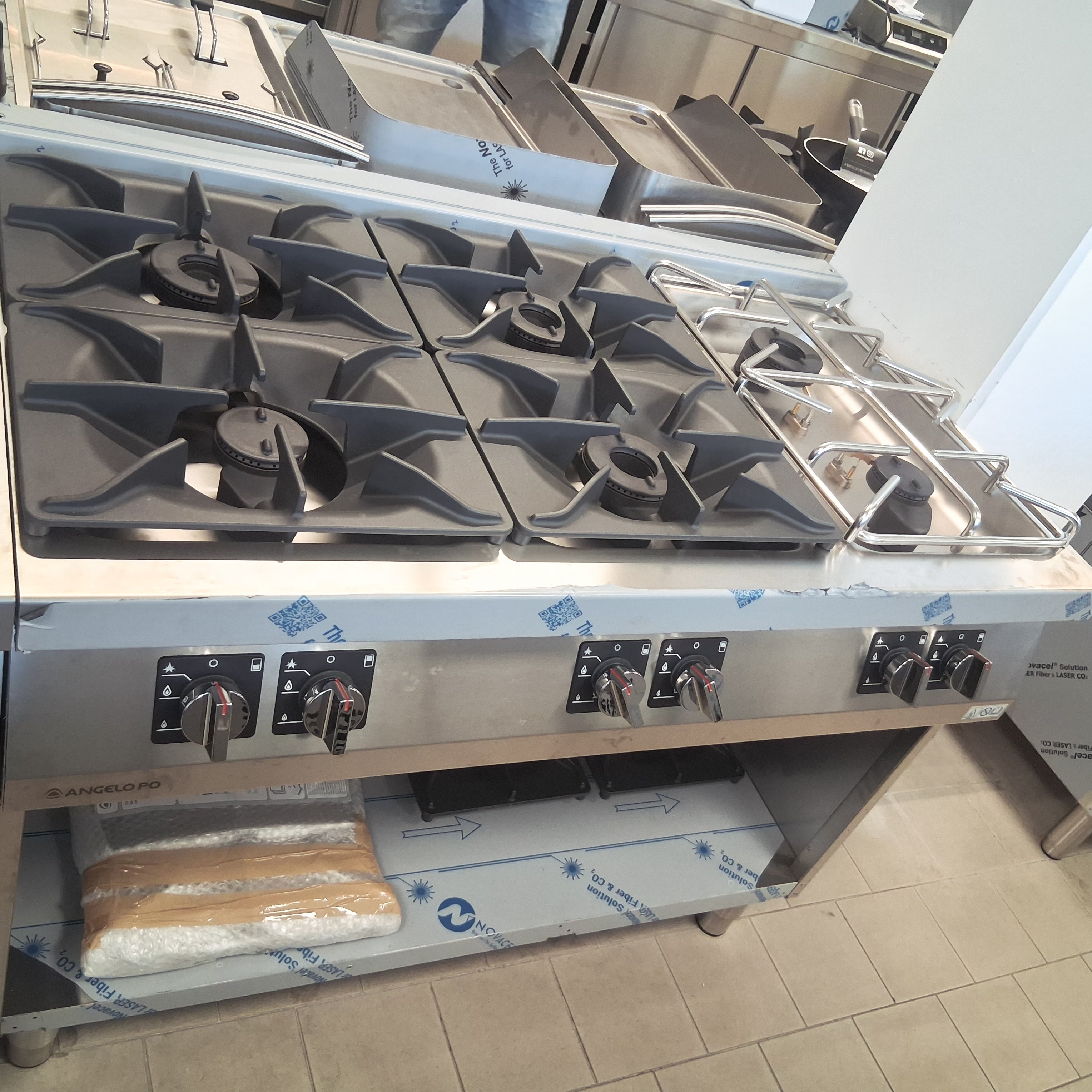 Angelo Po Gasherd 6-flammig - Modell 2S1FA0 - 34kW - NEU - Alles Inklusive