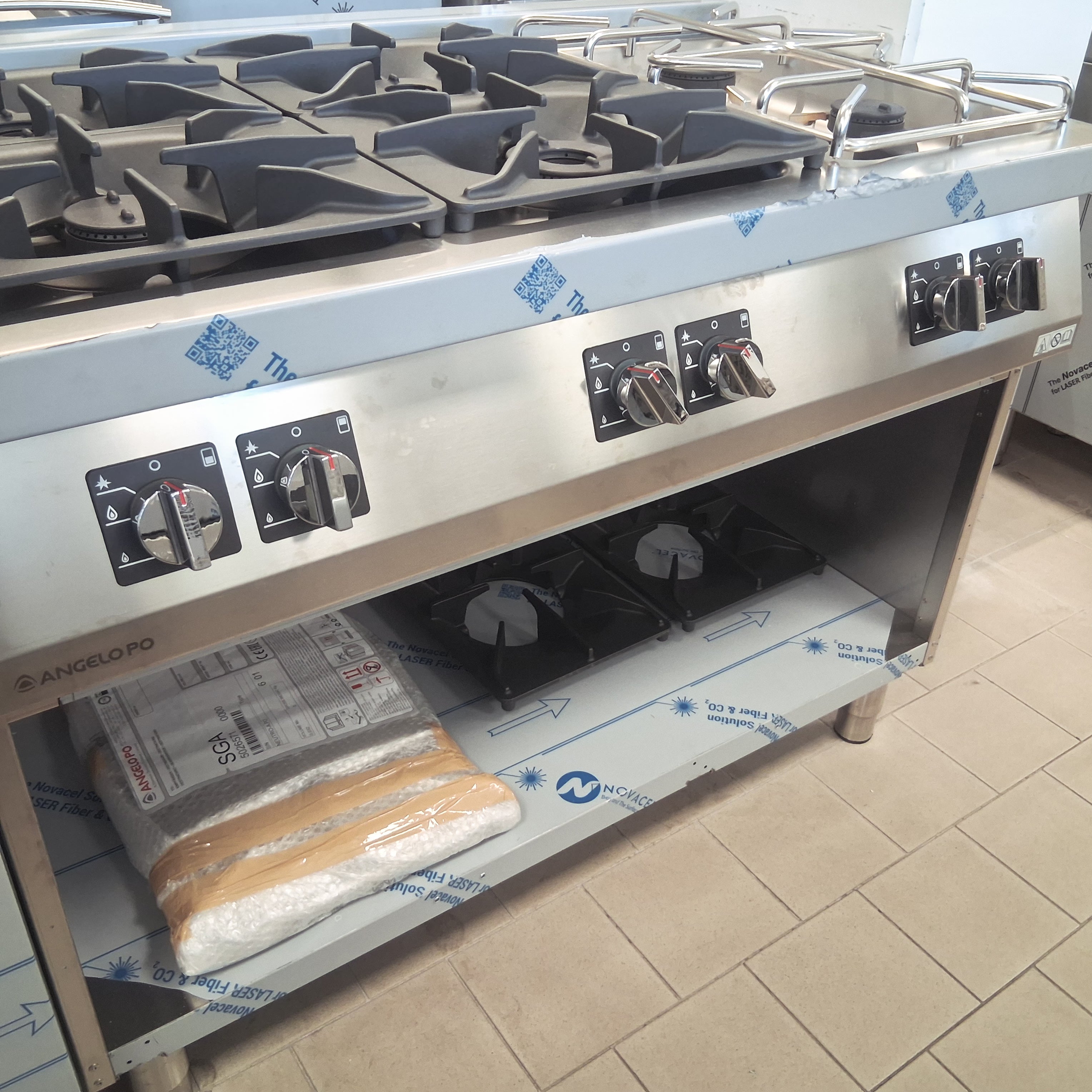 Angelo Po Gasherd 6-flammig - Modell 2S1FA0 - 34kW - NEU - Alles Inklusive