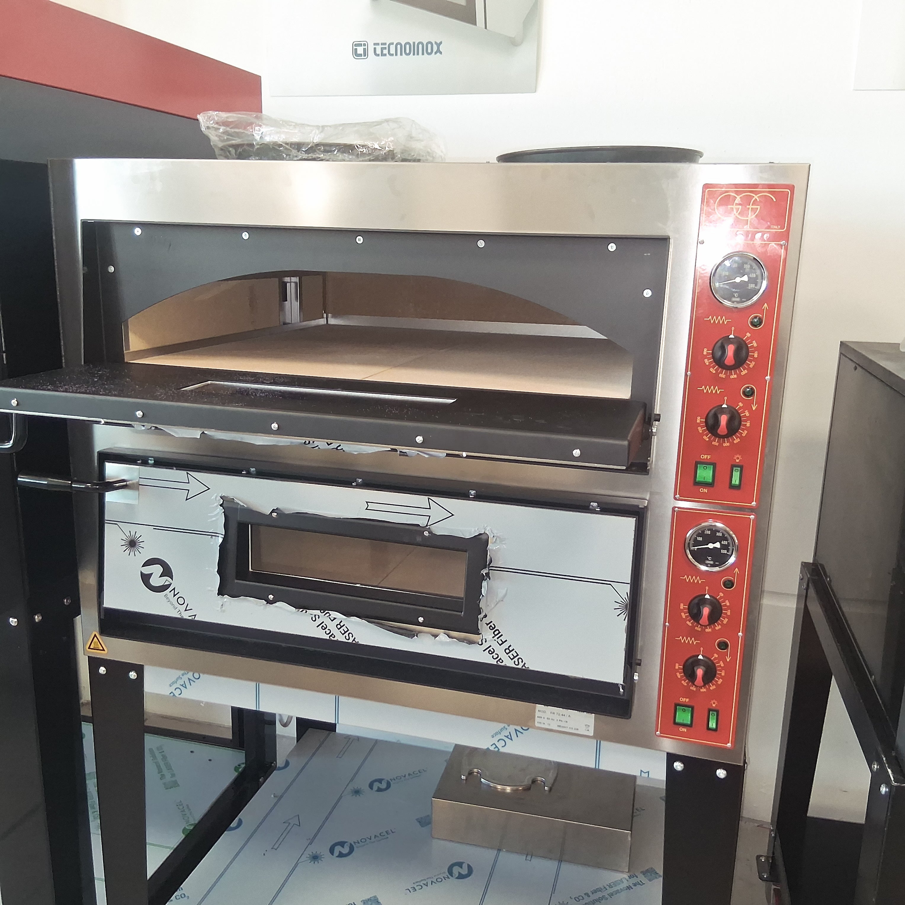 GGF Pizzaofen FR72/44-A - 2 Kammern - Vollschamott - NEU - Alles Inklusive